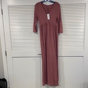 MotherBee Maternity Long Sleeve Dress NWT Size Medium